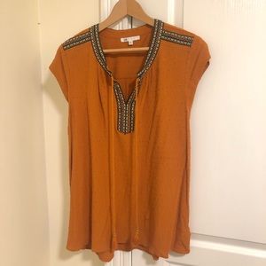 Beautiful orange blouse - XL